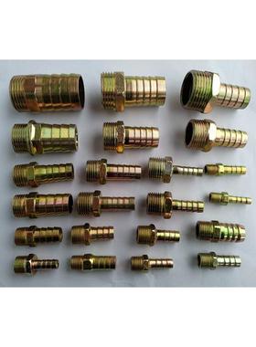 水管接头3分塔4分6分寸插11宝2141619镀锌铁外CPN丝螺纹软管接头