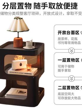 边几几现代创简小约家用意铁艺小桌茶子BJ014201边柜客厅户型小型