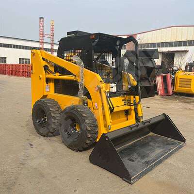 轮滑向移装型载机原地转42202多功能多辅具城市基建45滑移装式载