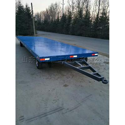 拖拉机材四运轮平板拖车钢市场钢筋型材托车板式搬运平板拖车平车