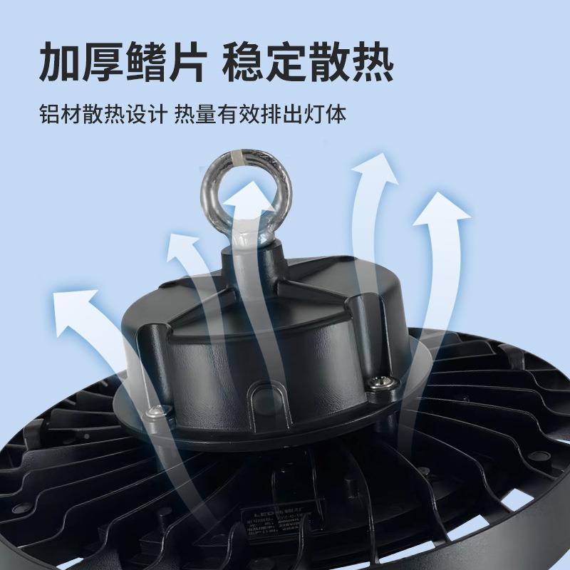 工照矿灯le灯d15W飞碟灯0工业厂房车间明灯工业NEW吊灯仓库外贸爆