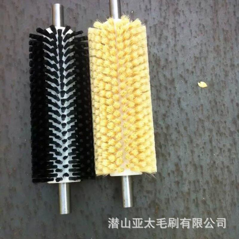 工业机械清洗机式毛刷辊清洁尼龙丝筒除尘器清547洗除锈缠绕滚滚