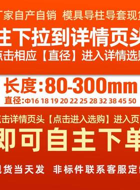 SRP配滚珠导柱27877导套精密滚珠压胶铝铜件套38滑动模具活动盖