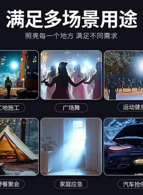 铁沃森W06户外磁l带W06ed工作灯汽修维修超亮强光修车充电工作尔