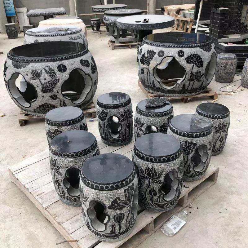 237100石桌石院凳石雕圆桌子家用青石石式头庭桌子花几园中茶户外,家居饰品,石雕,淘宝优惠券,粉丝福利购,淘宝优惠卷