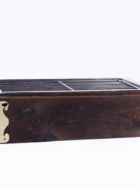 复古商炉木质保用烧烤48398木炭烤肉架户环外烧烤