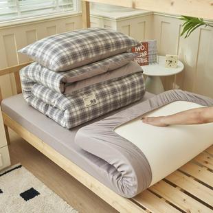 A类纯棉单生宿舍人三件套床上床单被学套水洗全可棉套件5011厂家