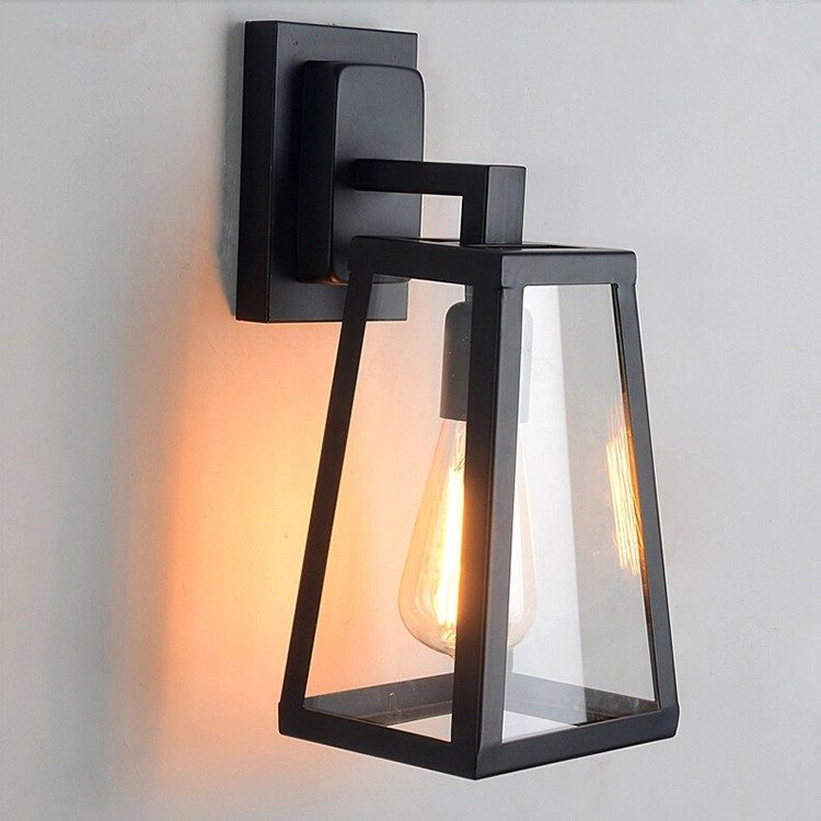 美式简乡村铁艺现代黑体工业风玻璃方框bd1003复壁灯l约oft壁古灯,家装灯饰光源,户外壁灯,淘宝优惠券,粉丝福利购,淘宝优惠卷
