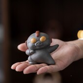 兴原矿件紫砂奥饰特小猪茶宠摆精品宜可养茶70859玩家居可爱装 手