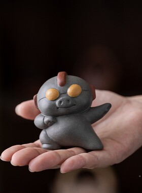 兴原矿件紫砂奥饰特小猪茶宠摆精品宜可养茶70859玩家居可爱装手