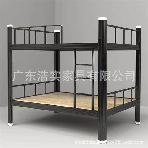 型材学生上下舍铁铺床员897工宿双层床高低床工人工床地宿舍铁艺