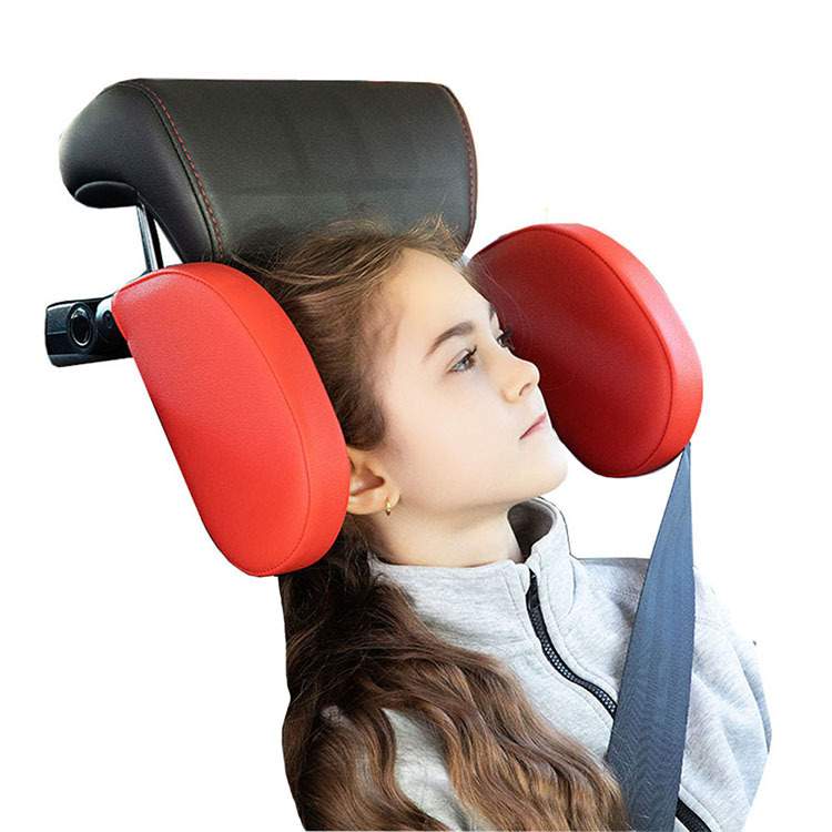 跨境高矮大小可调节新款汽车头枕创意车载记忆棉颈枕侧靠座椅U型