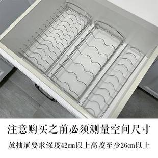 屉碗盘纳组合收不F9657M5J钢304沥水碗锈碟架台面橱柜内抽置碗盘