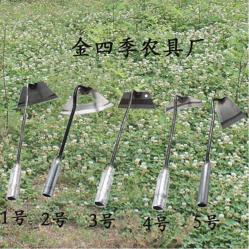 空心锄头除草手锄除草锄头老式锰钢大板锄空心锄全钢加厚锄草工具