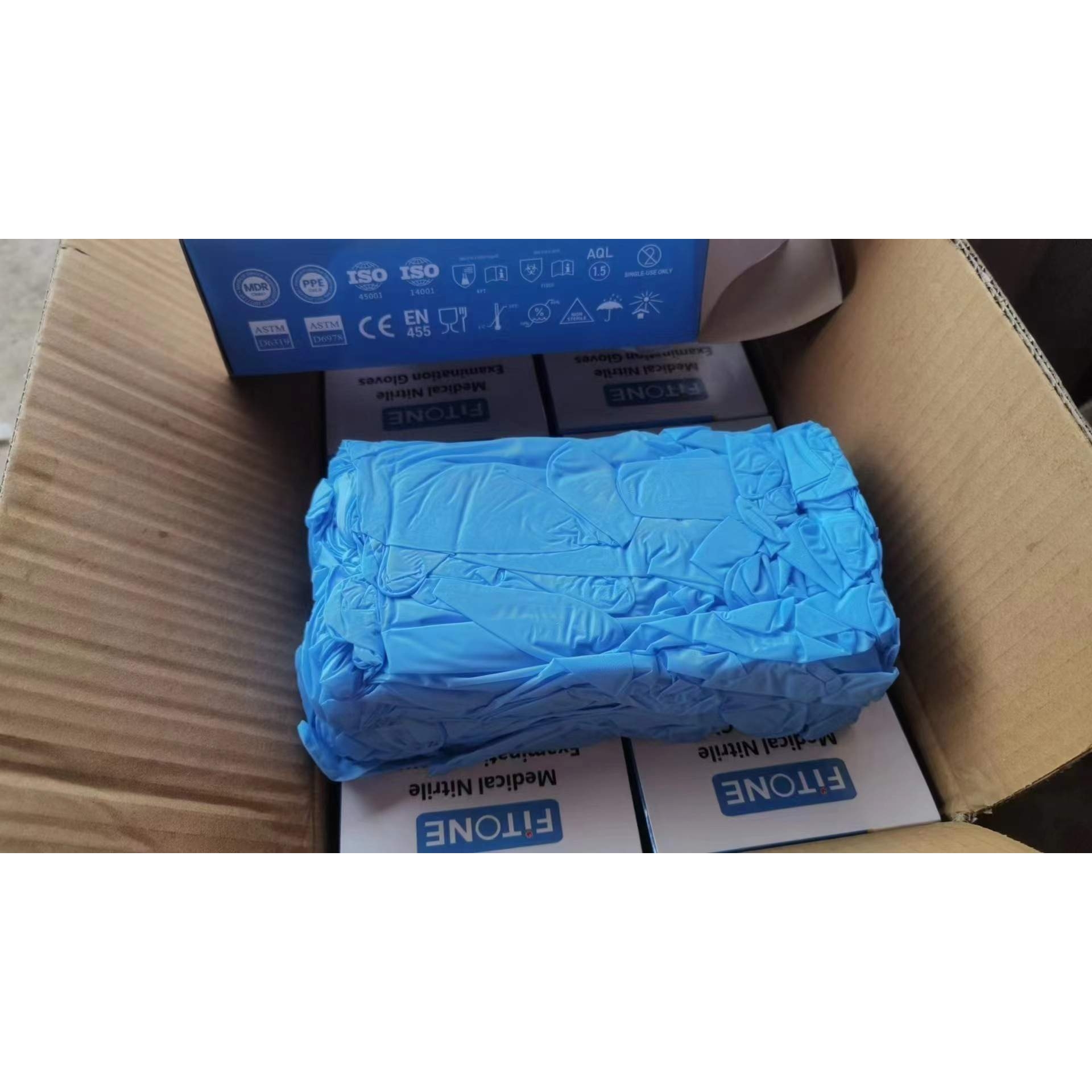 一次性黑色丁腈手套防水加厚丁腈合成手套餐饮汽修美发直销
