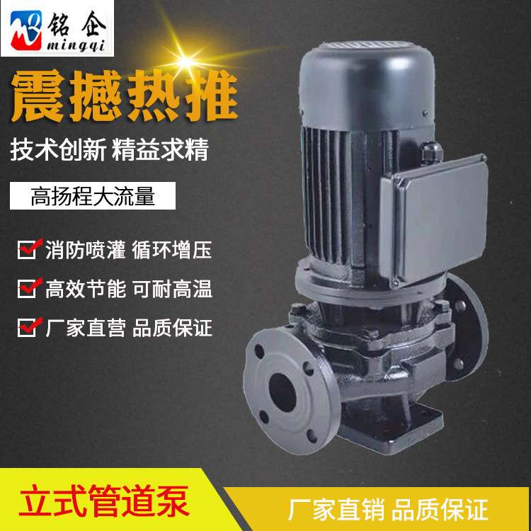 IRG热水泵 管道循环泵 IHG立式管道离心泵ISG锅炉给水泵65DN/80DN