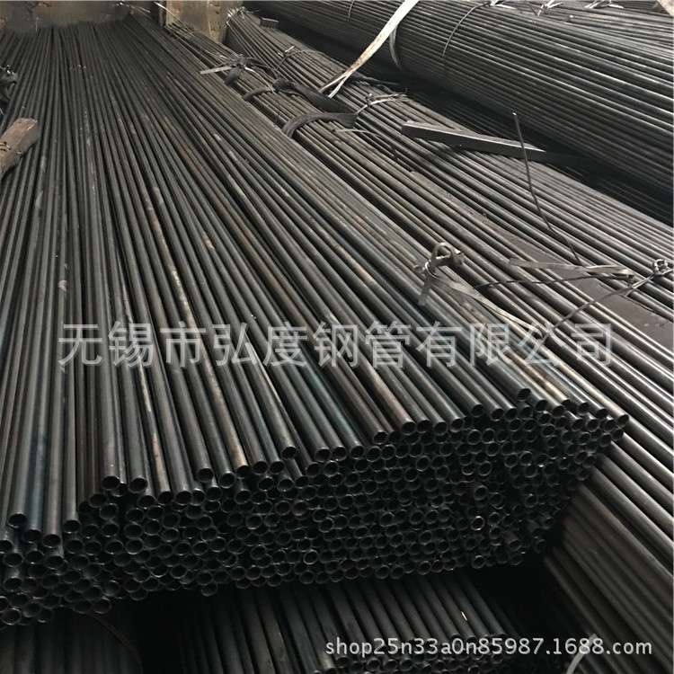 薄壁家具管38*2.0 Q195铁管 喷塑黑铁家具管 高频焊管 包折弯