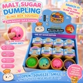 24 pieces - blind box set of 5cm malt sugar steamer with smiling expression buns [with display box]