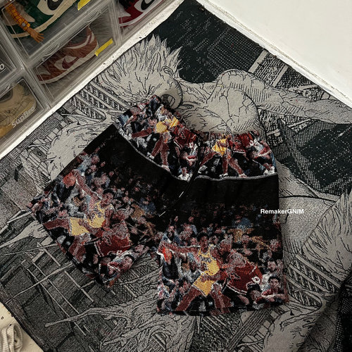 FAX NO.remake 2404s jd vs 科比 短裤 纯手工编织 不退换