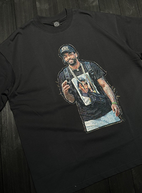 FAX NO. remake 欧文 曼巴永存 黑蓝短袖