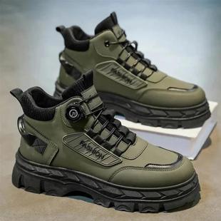 塔弗森男装专营常规加绒可选秋冬男士鞋马丁靴厚底工装运动老爹鞋