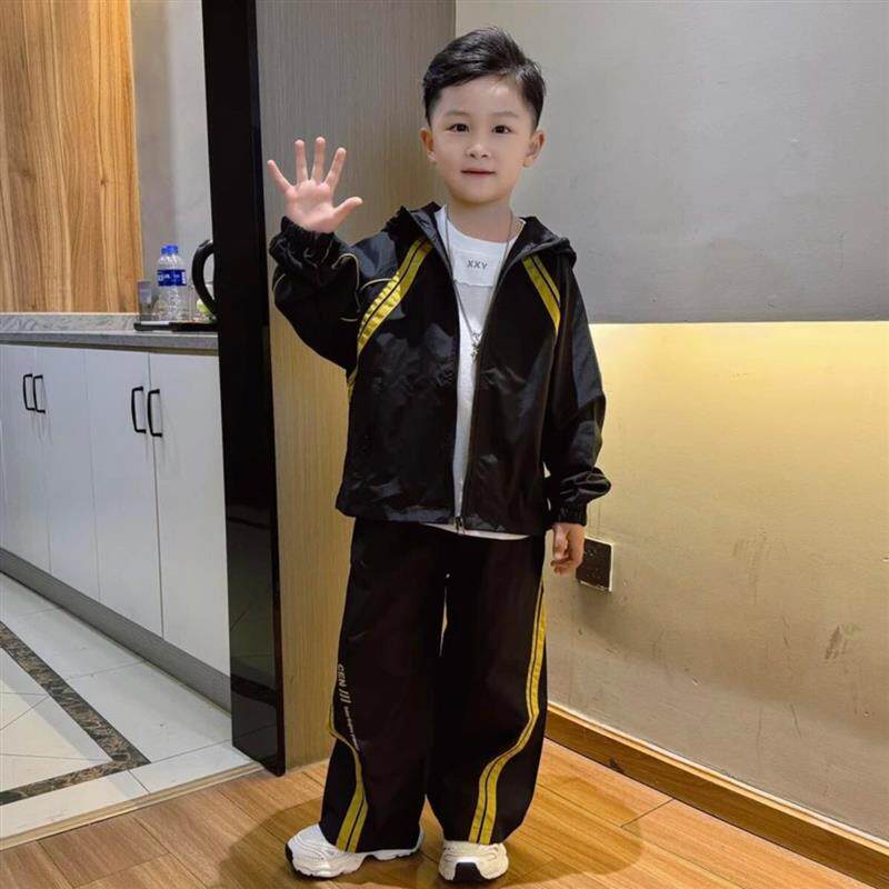 1享来优品严选男童运动套装2026秋季款中小童衣服宝宝帅气两件套