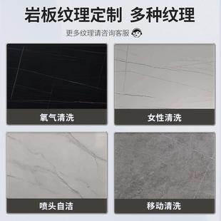 防撞桌角垫岩板实木餐桌椅组合现代简约轻奢伸缩折叠家用小户型带