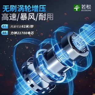 暴力吹风机抖音网红风扇万转高速涡轮无刷手持涵道充电
