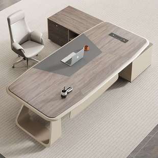办公桌老板桌简约现代大班台办公室桌办公桌椅组合经理桌总裁桌