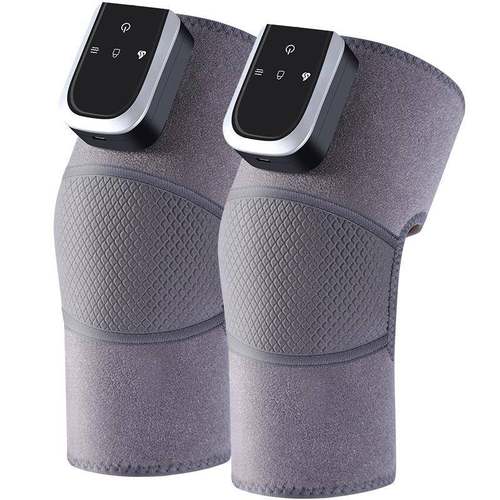 新款加热护膝发热按摩仪关节保温热敷护肩带便携电动膝盖按摩器