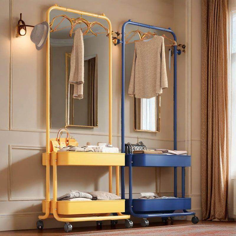 衣柜卧室家用落地挂衣架出租房小户型小房间家居简易组装耐用衣橱