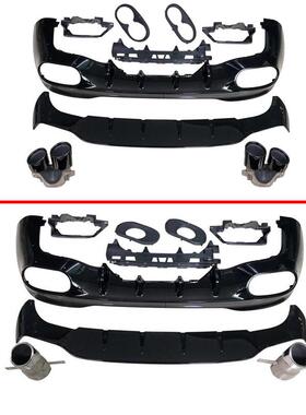 AMG款尾唇尾喉适用于奔驰CLA新W118改装CLA35款CLA45后尾嘴排气管