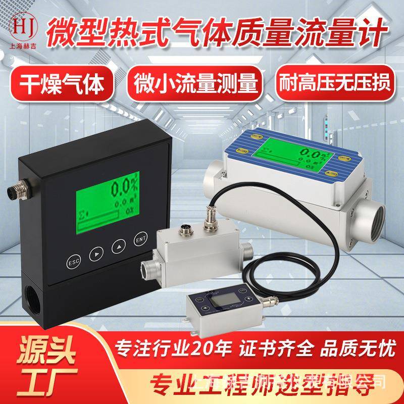微小型热式气体质量流量计气体质量流量计干燥气体质量流量计