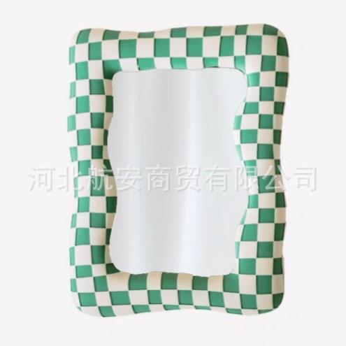 现代简约创意树脂相框格子相架样板房售楼处桌面床头柜软装饰品