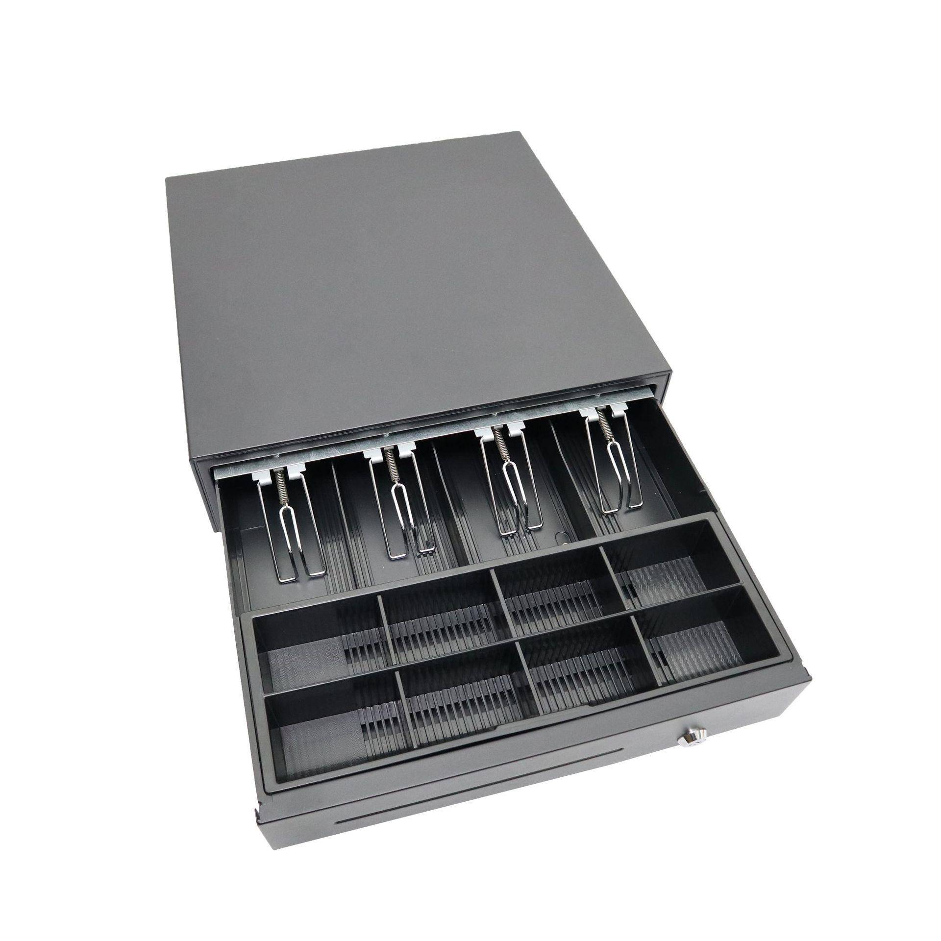 NEW博强钱箱工厂BQ400DH四纸币八硬币格外币超市收银箱带锁