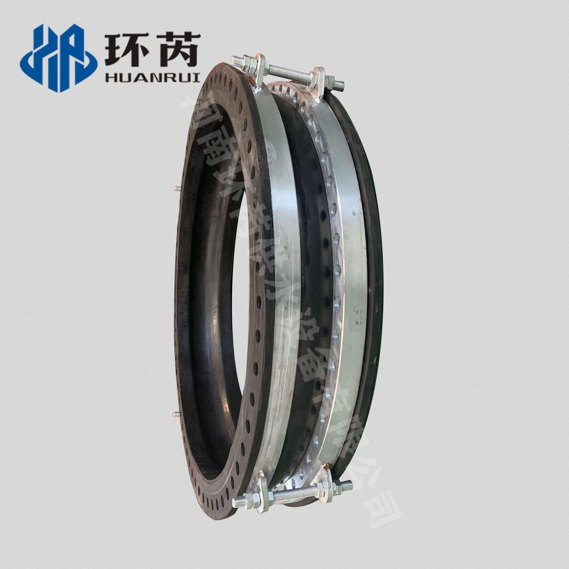 KDF型翻边可曲挠管道补偿器限位防拉脱耐高压大口径橡胶软接头