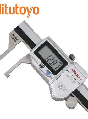 Mitutoy平爪型内径卡尺防水IP67内侧凹槽测量电子游标卡尺573-645