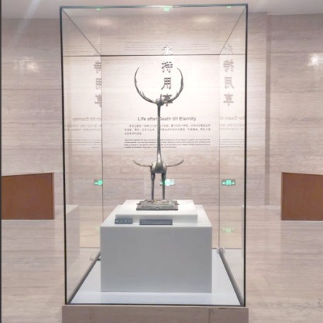 木质玉器珠宝文物展柜博物馆展台陈列柜古董文物玻璃展示柜产品