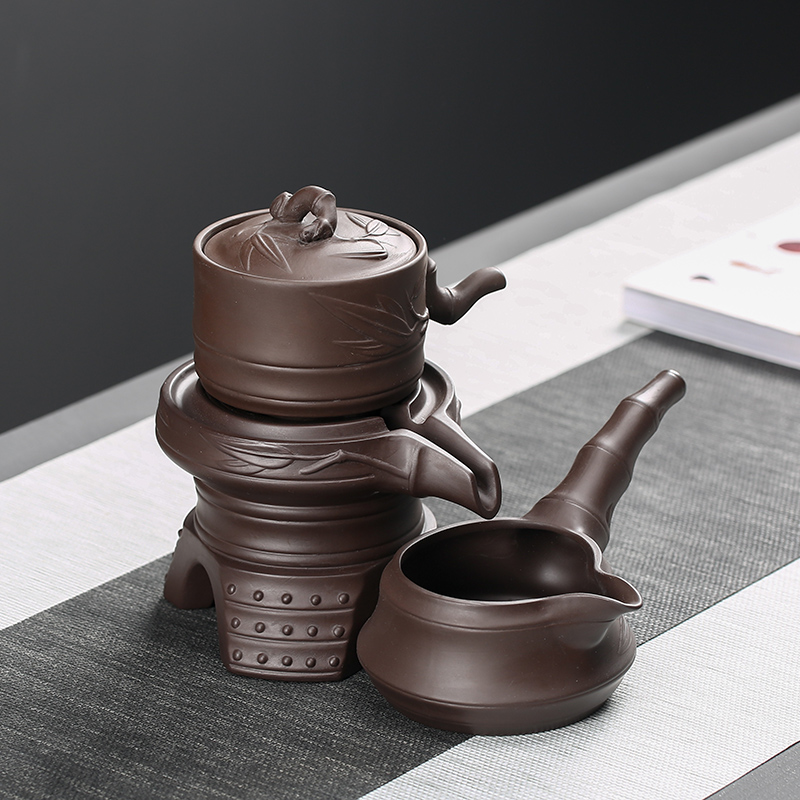 紫砂懒人茶漏滤茶器茶叶过滤器半自动功夫茶具套装茶壶泡茶神器