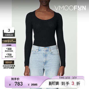 Bruno Vanessa 末折扣 女秋冬挑窿针织上衣打底衫 季