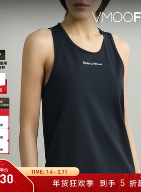 【折扣】DISTRICT VISION女士印花弹力平纹布坦克背心