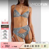 春夏女刺绣绢网吊袜腰带 Mal Fleur