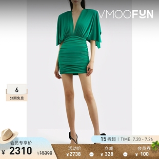 女褶饰迷你连衣裙 折扣 Alexandre Vauthier