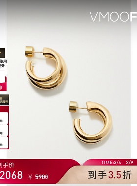 【38礼物】Jennifer Fisher  女镀金耳环