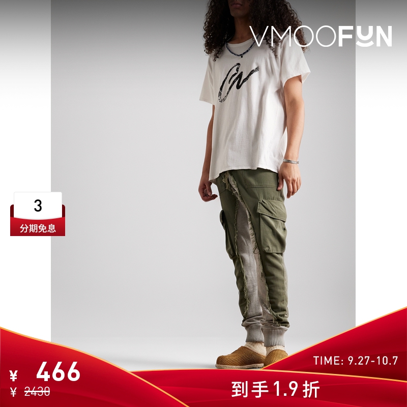 【折扣】GREG LAUREN 春夏男女同款印花棉质T恤