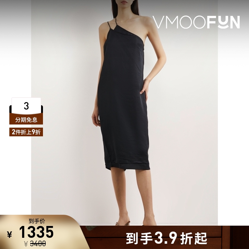 【折扣】FILIPPA K 夏季女简约凉感缎面连衣裙