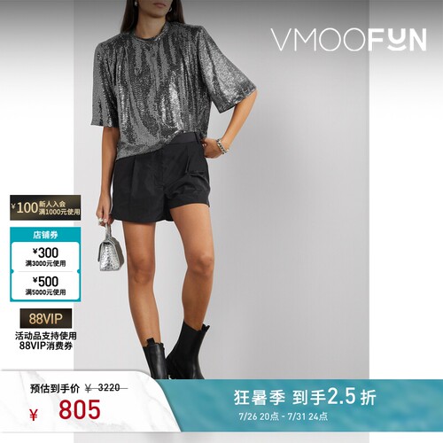 Isabel Marant Etoile 春夏女亮片缀饰针织上衣