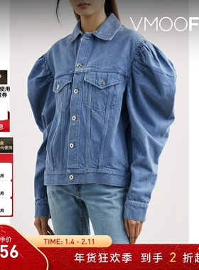 【折扣】Marques' Almeida女泡泡袖牛仔夹克