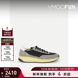 PROJECTS COMMON 男皮革绒面革人造皮革运动鞋 折扣