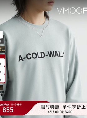 【限时折上9折】A COLD WALL秋冬男印花棉质平纹布卫衣